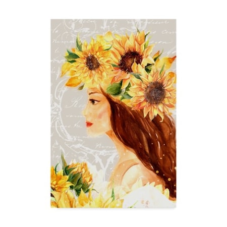 Irina Trzaskos Studio 'Sunflower Girl I' Canvas Art,30x47